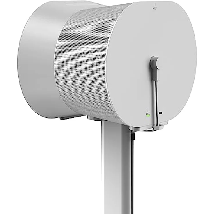Flexson Bodenständer für SONOS ERA300 - Weiß, Lautsprecher-Ständer mit integrierter Kabelschiene – Bild 2