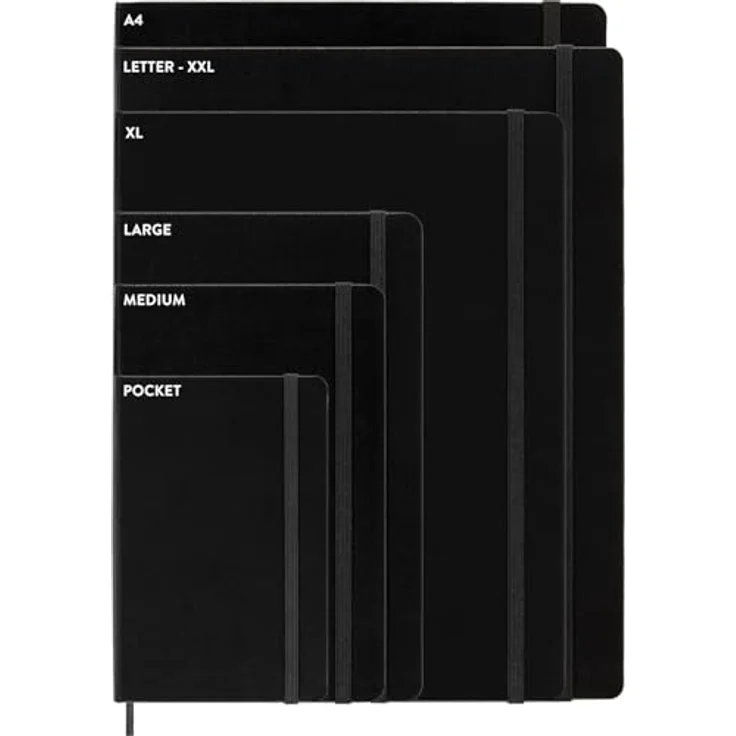 MOLESKINE Cahier XL Notizbuch, 3er Set, Punktraster, Kartoneinband, Schwarz – Bild 7