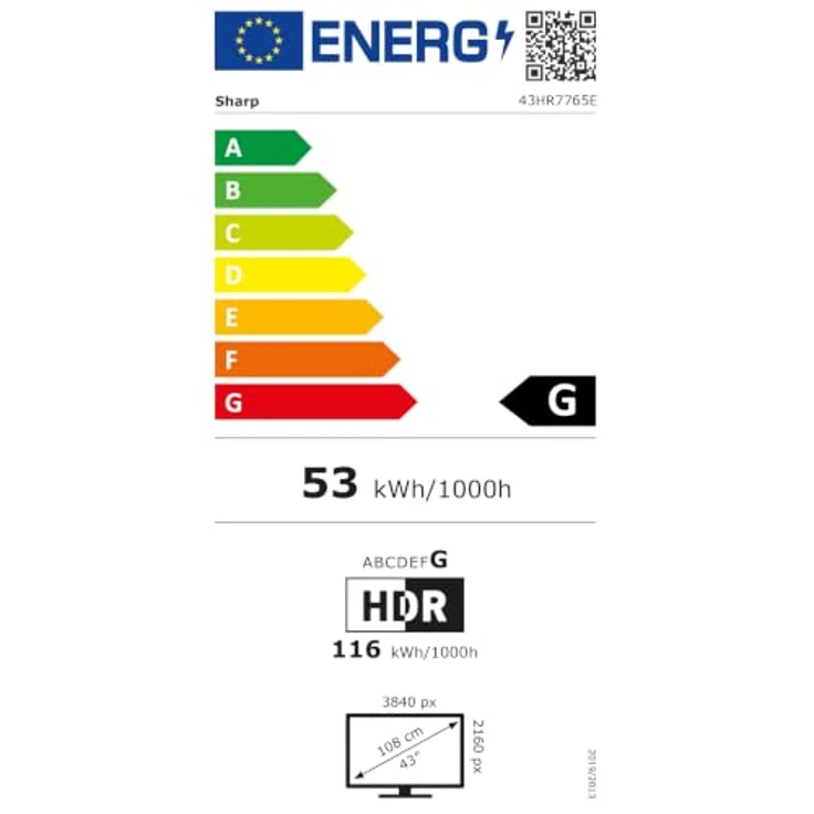Sharp 43HR7765E QLED Fernseher 43 Zoll, 4K UHD, Google Smart TV, HDR Dolby Vision, 144Hz Gaming – Bild 13