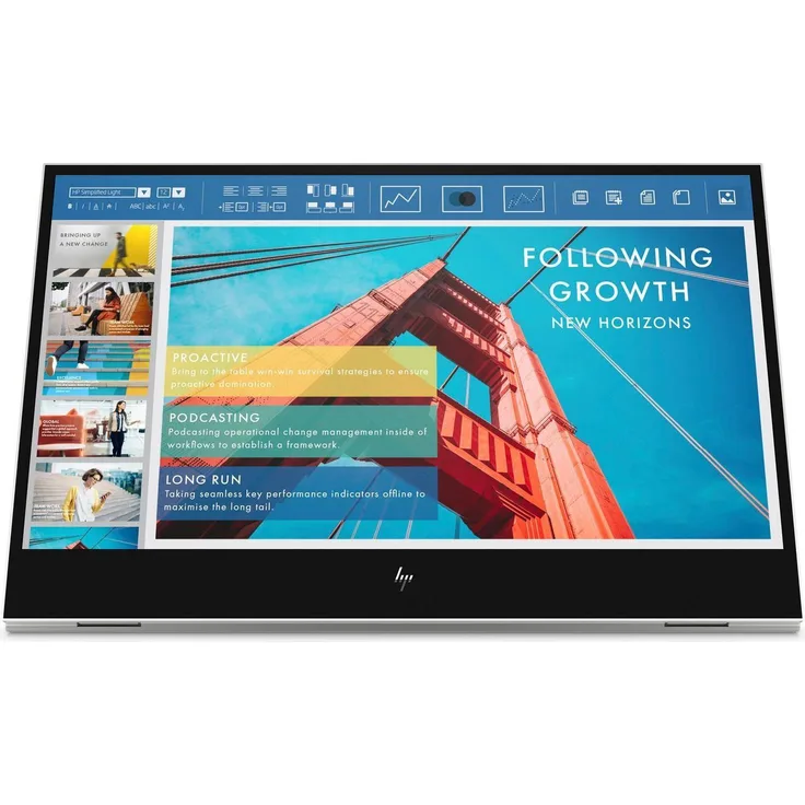 HP E-Series E14 G4, 35,6 cm (14") Full HD Monitor mit 1920 x 1080 Pixel, tragbar, weiß