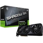 MSI GeForce RTX 5070 Ti Shadow 3X OC, 16GB GDDR7, PCIe 5, Boost 2482 MHz, HDMI 2.1b, DisplayPort 2.1b