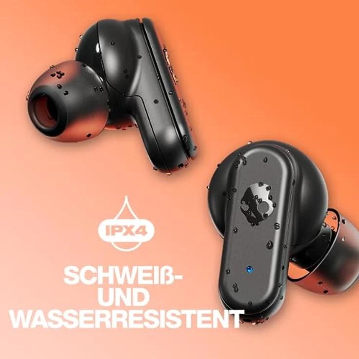 Skullcandy Dime 3 In-Ear Wireless-Kopfhörer, 20 Std. Akkulaufzeit, Mikro, kompatibel mit iPhone, Android und Bluetooth-Geräten - Schwarz – Bild 5