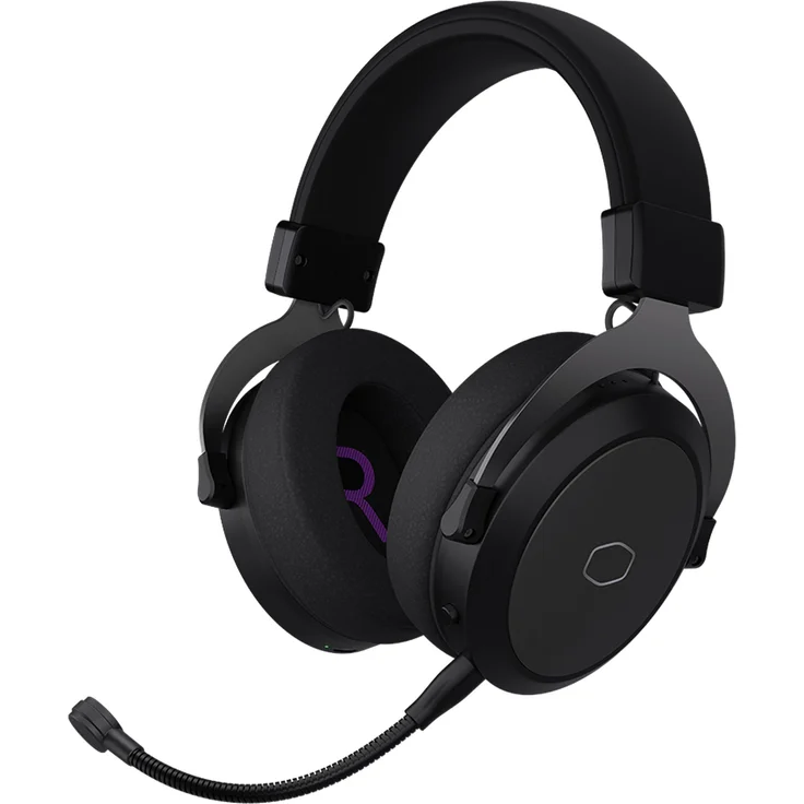 Cooler Master CH-351 Space Black, Gaming Headset mit 50 mm Treiber, kabelloser Reichweite von 20 m und 30 Stunden Akkulaufzeit, Schwarz
