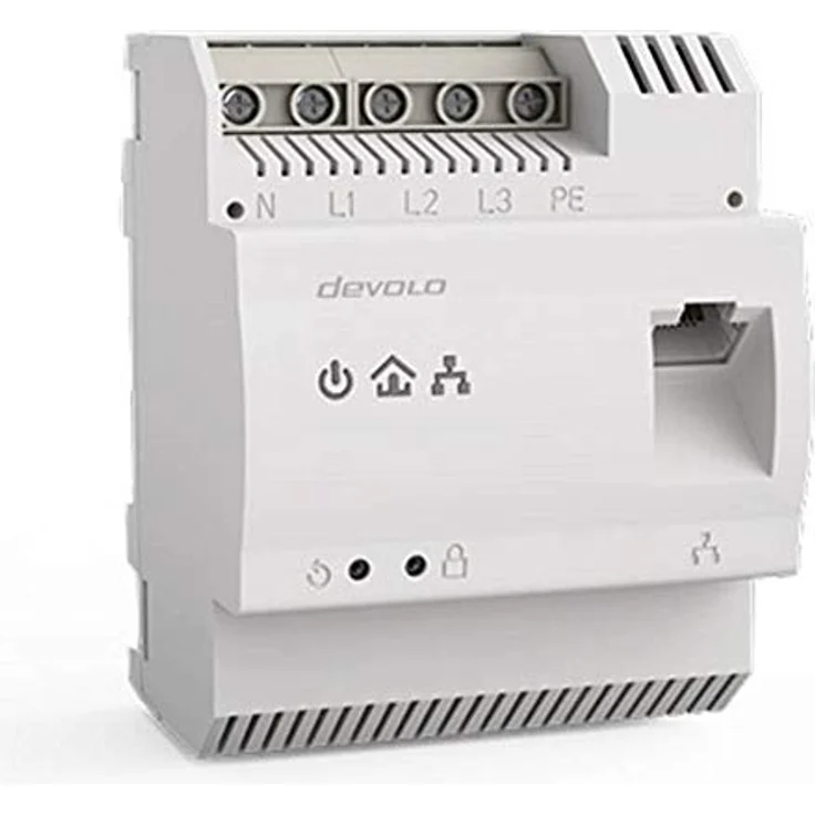 Devolo dLAN 1200+ DINrail WiFi ac (1x Gigabit-Powerline-Bridge für die Hutschiene und 1x dLAN 1200 WiFi ac Adapter, 1200Mbit-s per Powerline-Verbindung, Internet über die Steckdose, PowerLAN) – Bild 4