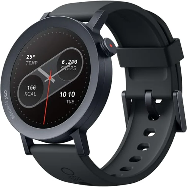 CMF BY NOTHING Watch Pro 2 Smartwatch mit 1,32'' AMOLED-Display, 11 Tage Akkulaufzeit, Bluetooth-Anrufe mit KI-Geräuschunterdrückung, und Integriertes Multi-System-GPS - Dunkelgrau – Bild 1