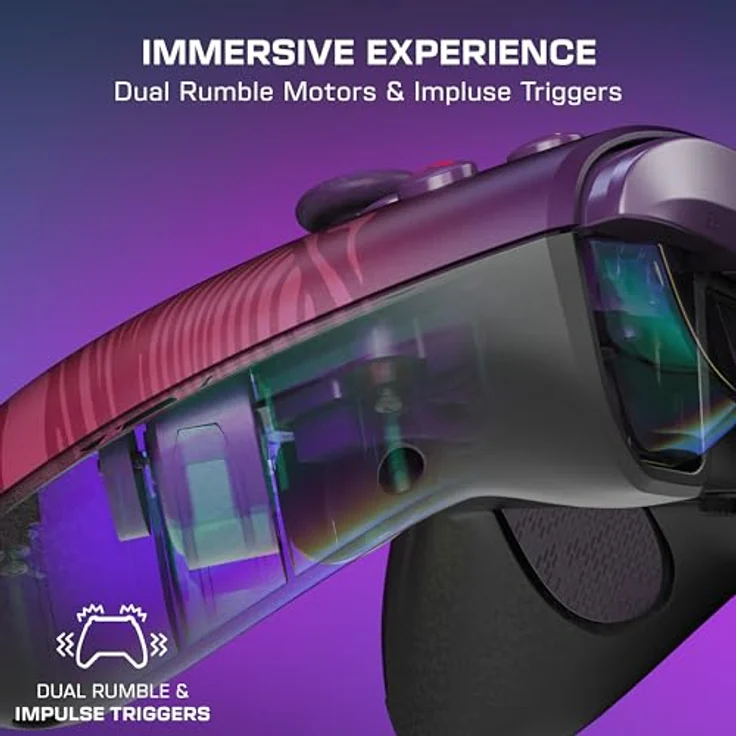 Turtle Beach Rematch Advanced Wired (2025), Gaming Controller für Xbox One S/X und Windows, ergonomisches Design in Violett, programmierbare Tasten, USB Typ-C Verbindung – Bild 3