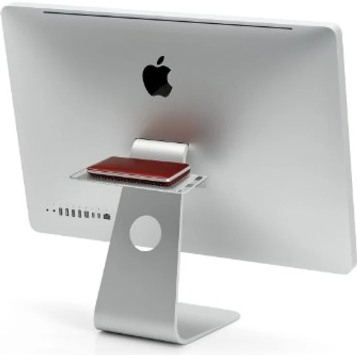 Twelve South BackPack für iMac und Apple Bildschirme , versteckter Aufbewahrungsort für Festplatten und Zubehör (Silber) – Bild 7