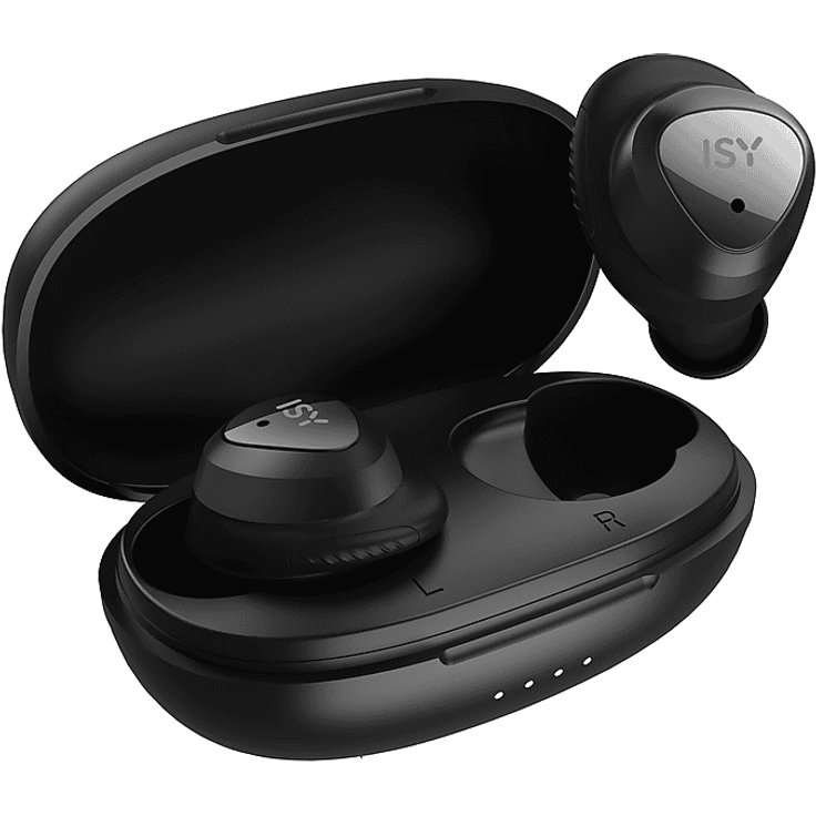ISY ITW-9000-BK, True Wireless In-ear Kopfhörer mit Bluetooth, schwarz