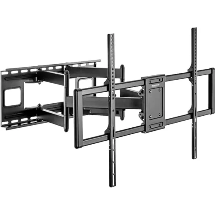 Speaka Professional SP-TVM-1300 TV-Wandhalterung, neigbar und schwenkbar für 152,4 cm (60) - 304,8 cm (120), Tragkraft 120 kg, mit Kabelverlegesystem