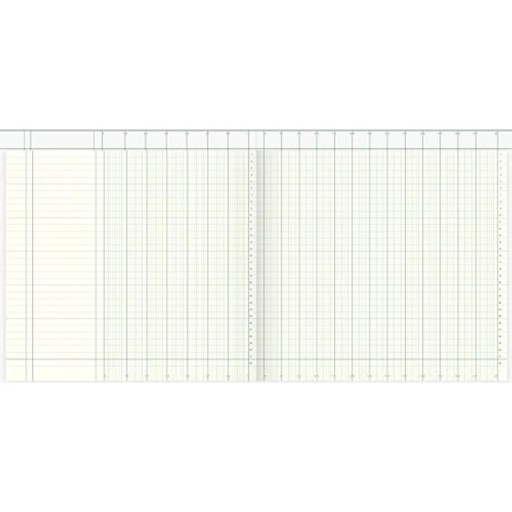 König & Ebhardt, Kopierpapier, Spaltenbuch 277 x 255 mm mit 20 Spalten (40 x) – Bild 3