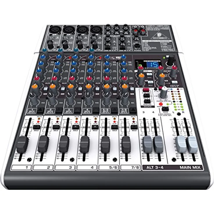 Behringer Xenyx X1204USB Mischpult mit USB-Audio-Interface (12-Kanal, 2/2 Bus) – Bild 2