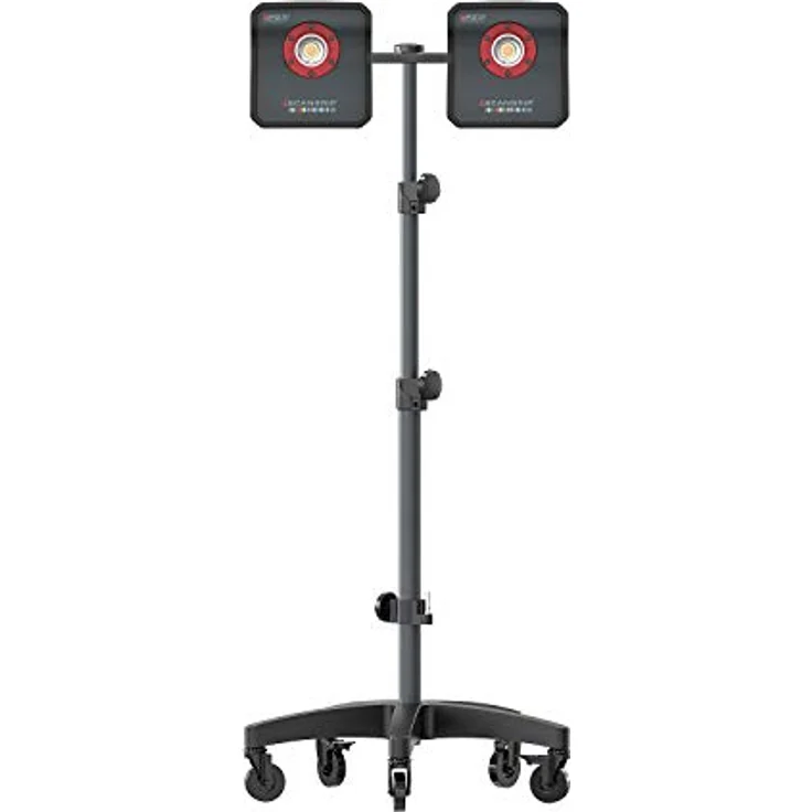 Scangrip 35308 Dual-Beschlag für NOVA-Leuchten, stabile Halterung, schwarz – Bild 4