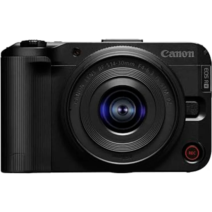 Canon EOS R50 V + RF-S 14-30mm F4-6.3 is STM PZ – Vlog-Kamera, schwarz | 4K-Video, APS-C-Sensor, Bluetooth – Bild 1