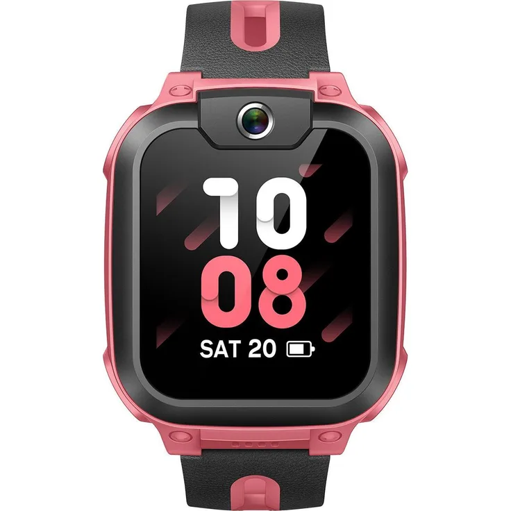 imoo Watch Phone Z1, Kinder-Smartwatch mit HD-Video-Telefon, Echtzeit-Ortungsschutz, wasserdicht, rosa (35 mm)