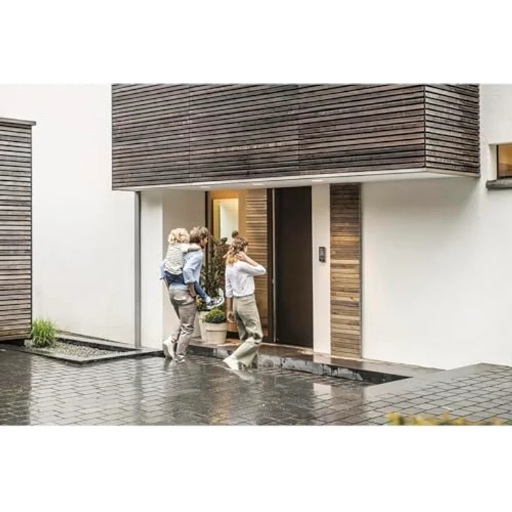 ABUS FaceXess Türsprechanlage - Video Türklingel mit Dual-Kamera, LCD-Touchscreen 1280x1080 Pixel, schwarz/Silber, wetterfest IP65, Gesichtserkennung, schlüsselloser Zutritt – Bild 5