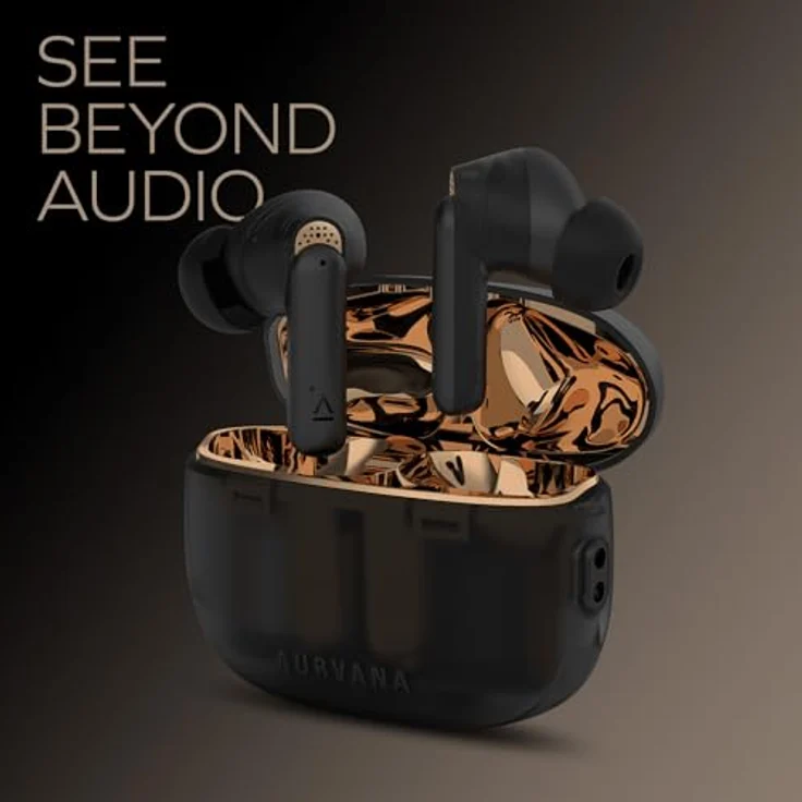 CREATIVE Aurvana Ace 2 Leichte, echte kabellose In-Ears mit Bluetooth LE Audio, aptX Lossless und xMEMS-Treiber, aptX Adaptive, Adaptive ANC, Umgebungsmodus, bis zu 24 Stunden Akkulaufzeit, Mikrofon – Bild 5
