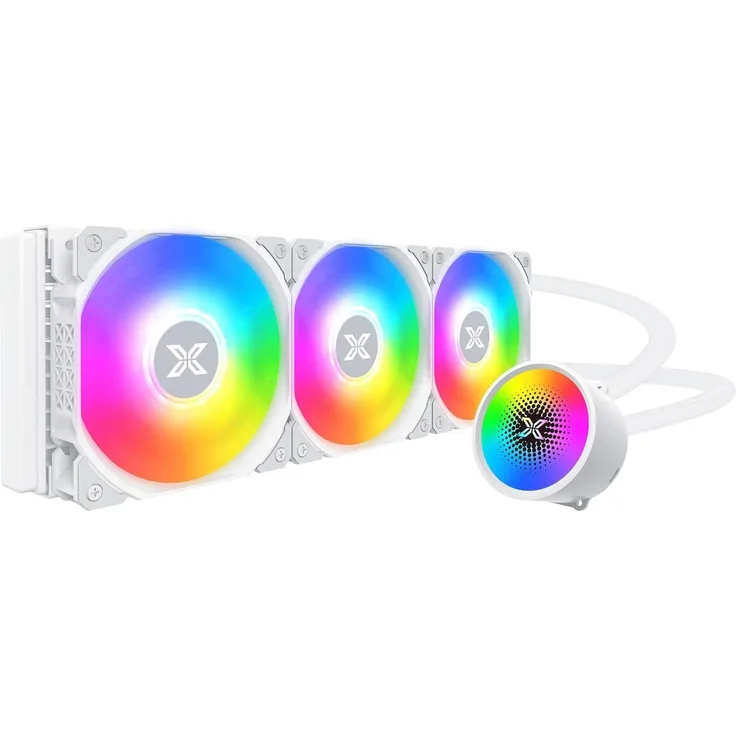 Xigmatek Kit Watercooling Liquid Killer X RGB - 360mm, CPU Wasserkühler, Weiss