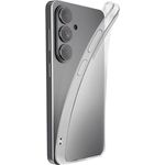 cellularline Handyhülle Fine für Galaxy S26, ultradünne transparente Gummihülle mit perfekter Passform und Schutz für Kanten, Tasten und Anschlüsse