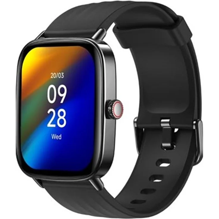 ASG NSW Smart Watch, 1,85” Farbdisplay, 24/7 Herzfrequenzmessung, Bluetooth-Anrufe, IP68 wasserdicht, schwarz