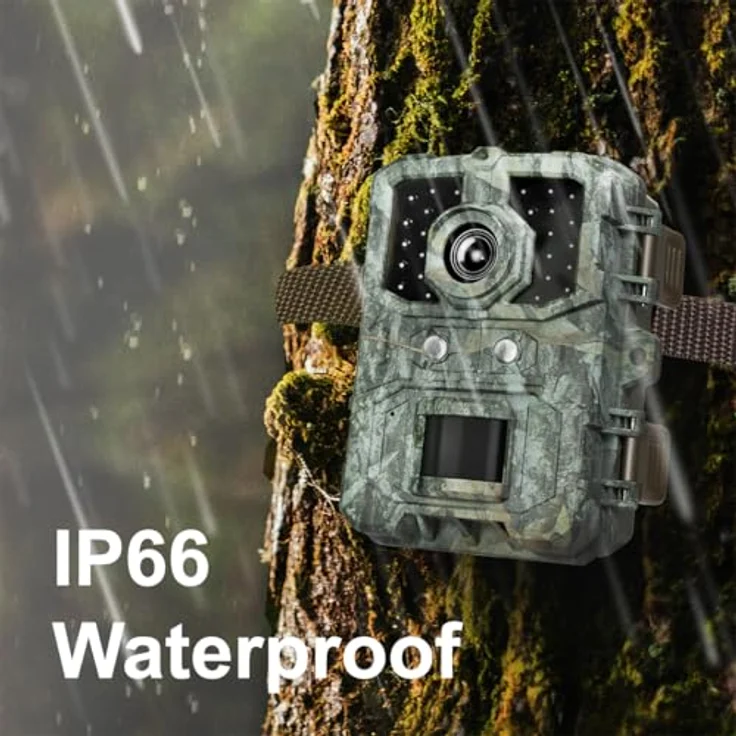 Logilink WC0066 Wildkamera mit Nachtsicht & Bewegungsmelder, 4K Videoauflösung + 36MP Fotoauflösung, 90° PIR-Sensor, Schutzklasse IP66 – Bild 2