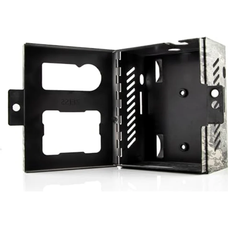 Zeiss Secacam 7 Metallgehäuse - Schutzgehäuse Wildkamera mit Bewegungsmelder Fotofalle Tierkamera Schutzbox Camouflage Nachtsichtgeräte Jagdkamera Gehäuse Schutz gegen Diebstahl – Bild 2