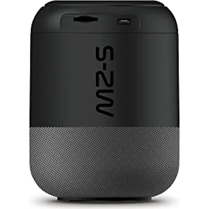 Veho MZ-S - Tragbarer Bluetooth-Lautsprecher mit 5 Watt Leistung, Bluetooth 5.0 und 12 Stunden Akkulaufzeit, schwarz – Bild 3