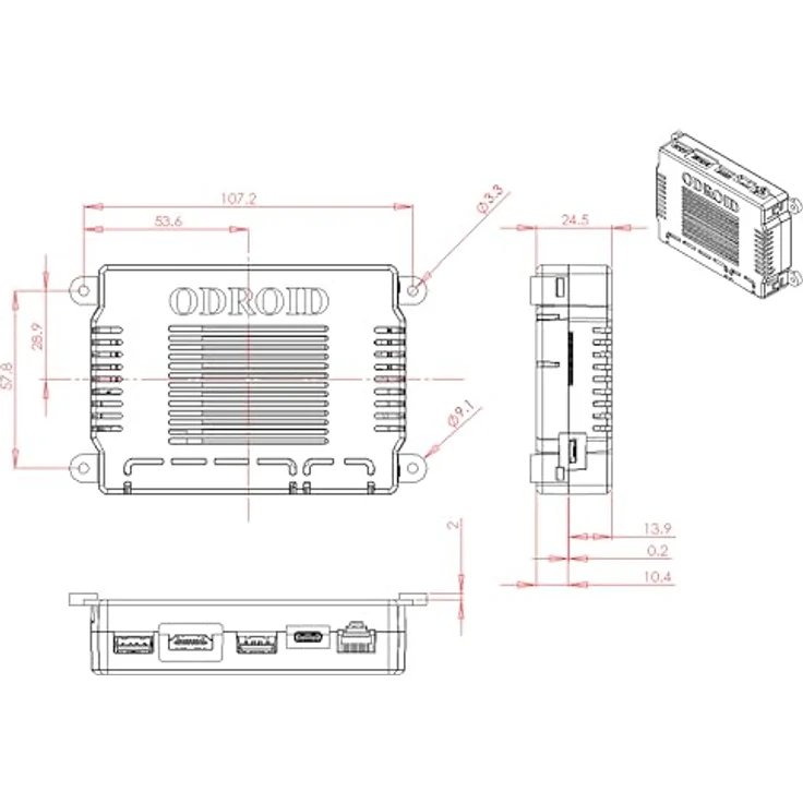 Odroid ODROID-M1S, Einplatinen-Computer mit ARM Cortex-A55, 8 GB RAM und 64 GB eMMC-Speicher – Bild 7