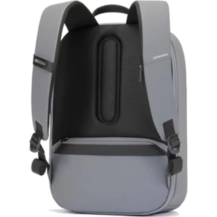 XD Design Bobby Edge Business-Rucksack, 46 cm mit Laptopfach, grau, aus 100% PET – Bild 4