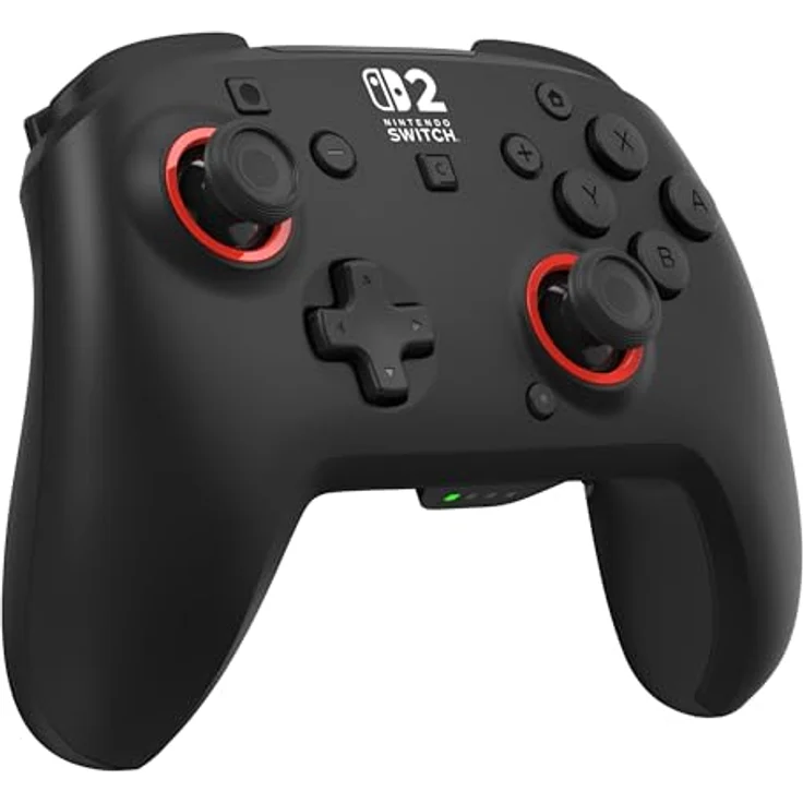 Turtle Beach Rematch, Kabelloser RGB-Gaming-Controller für Nintendo Switch 2 mit TMR-Thumbsticks und 40 Stunden Akkulaufzeit, schwarz – Bild 3