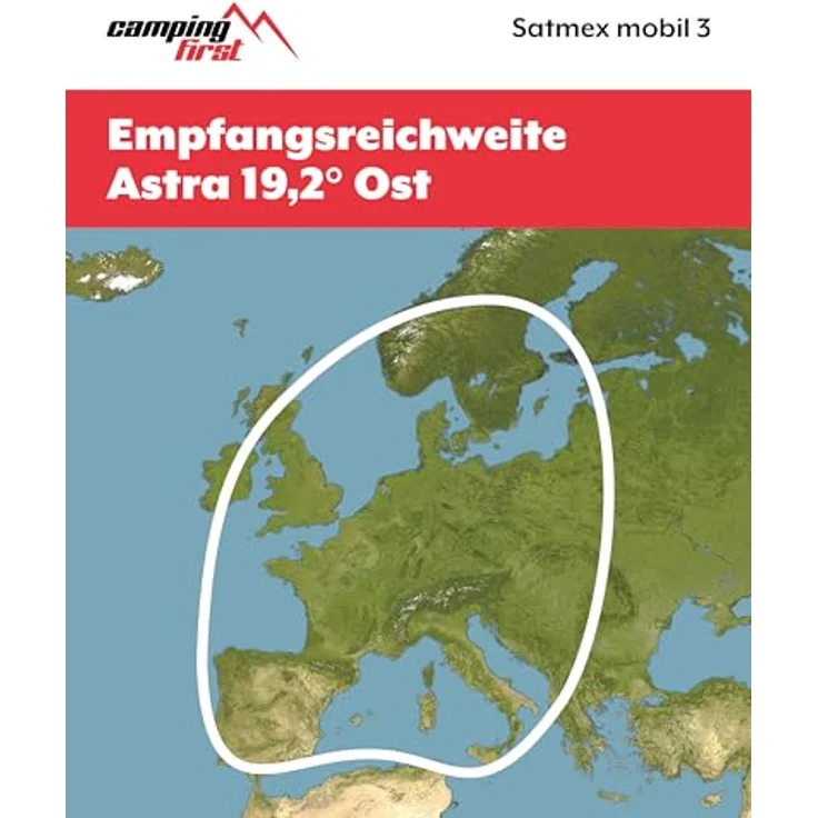 Camping First Satmex mobil 3 grau, vollautomatische portable Satellitenantenne mit schneller Montage und zuverlässigem TV-Empfang für mobile Nutzung – Bild 7