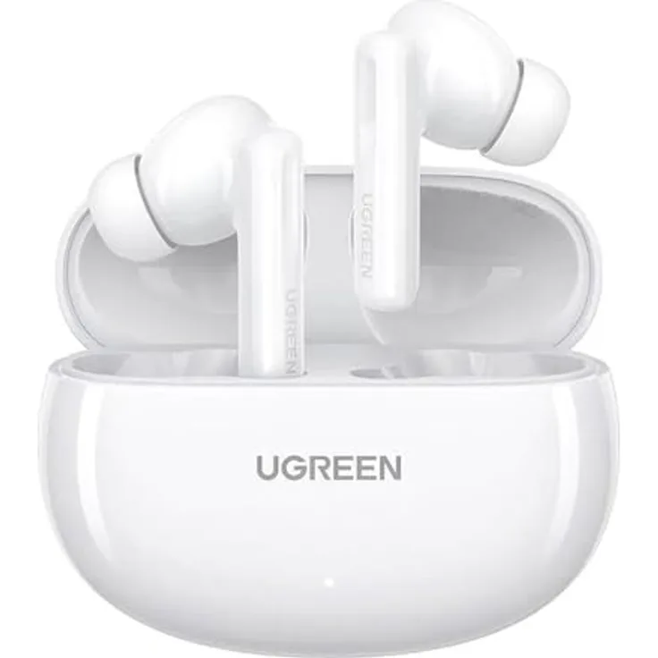 Ugreen HiTune T6 Wireless Kopfhörer mit ANC Funktion + Usb-A - Usb-C Kabel - Weiß