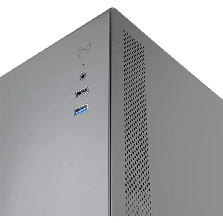 TACENS Mars Gaming biomag Tacens NOVAX, Micro-ATX PC-Gehäuse aus Ganzmetall, 1x 80mm Lüfter, große interne Kapazität, schwarz – Bild 4