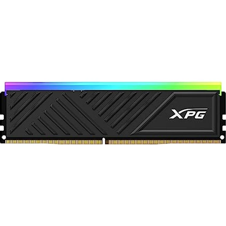 XPG SPECTRIX D35G RGB DDR4 3200MHz CL16 16GB (2x8GB) PC4-25600 RAM 288-Pins UDIMM Desktop Memory Kit Black Heatsink (AX4U32008G16A-DTBKD35G) – Bild 2