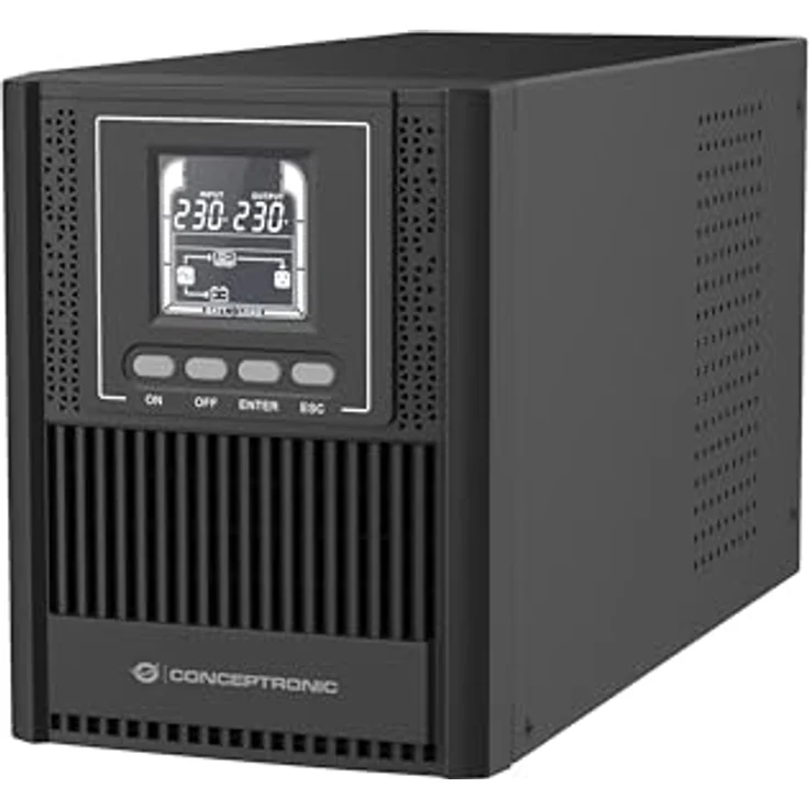 Conceptronic ZEUS USV 1000VA 900W Online UPS,IEC EPO Port - Tower USV mit ECO-Modus, HID-USB Kommunikation, Emergency Power Off (EPO) Port – Bild 1
