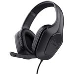 Trust ZIROX Headset Console, Kabelgebundenes Gaming Headset mit integriertem Mikrofon, Schwarz