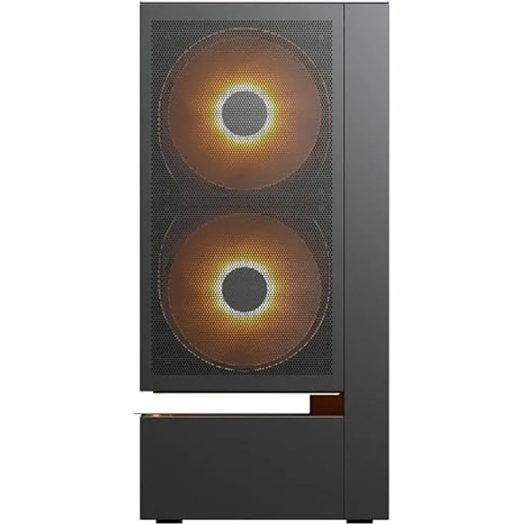 Cougar CFV235 Midi-Tower PC Gehäuse, ARGB, Mesh-Design, Schwarz, geeignet für ATX, mATX, Mini-ITX, bis 400 mm Grafikkartenlänge – Bild 2