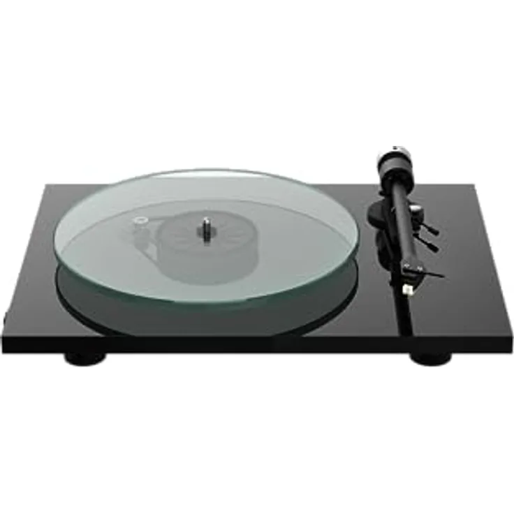 Pro-Ject T2 W, Plattenspieler mit Hi-Res Audio Streaming über WLAN, kompatibel mit Sonos®, HEOS®, Bluesound, WiiM, UPnP (Schwarz)