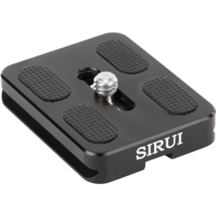 Sirui TY-50E Schnellwechselplatte (Alu, 1-4 Gewinde, geeignet für Sirui und Arca-Swiss) schwarz – Bild 2