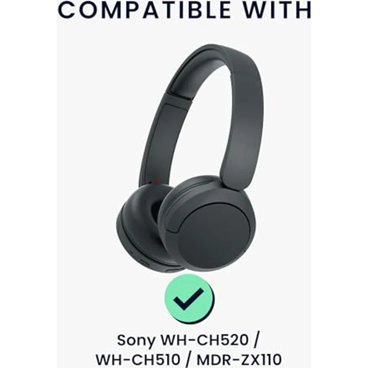kwmobile Neopren Tasche kompatibel mit Sony WH-CH520 / WH-CH510 / MDR-ZX110, robuster Schutz für Headset, Weiß Hellbraun Dunkelblau Sternenhimmel Nacht See – Bild 2