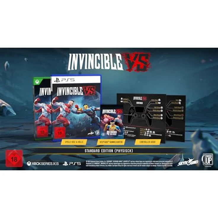 Skybound Invincible VS, Xbox Series X Spiel mit 3-gegen-3 Kämpfen, inkl. Sammelkarten und Controller-Guide – Bild 2