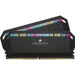Corsair DOMINATOR PLATINUM RGB DDR5 RAM 32GB (2x16GB) 6400MHz CL32 Intel XMP iCUE Kompatibel Computer Speicher - Schwarz (CMT32GX5M2B6400C32)