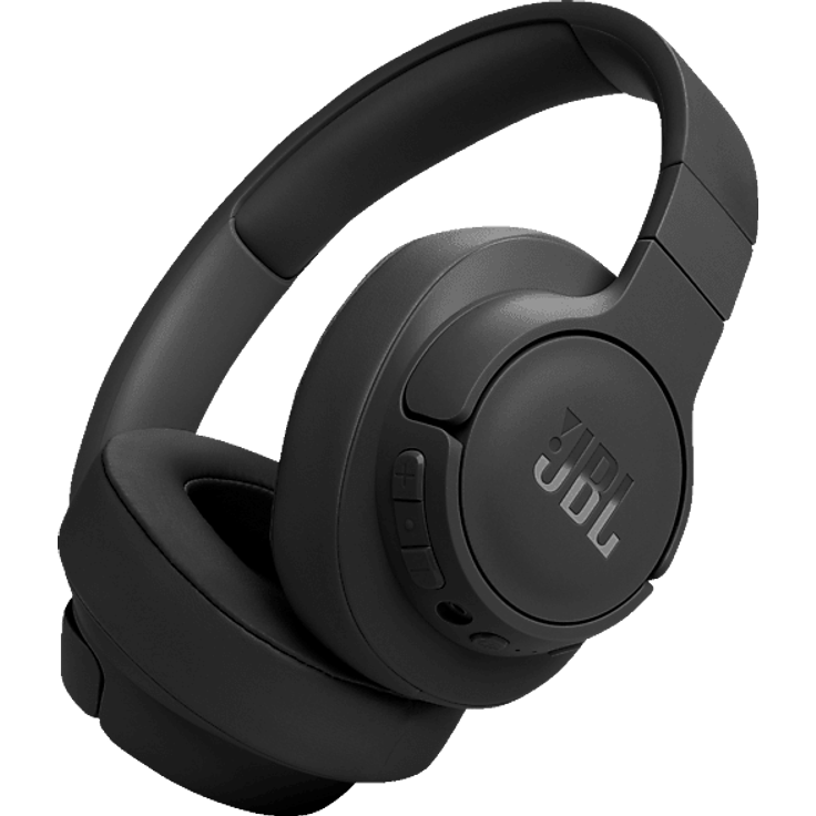 JBL Tune 777NC, Over-ear Kopfhörer mit adaptivem Noise-Cancelling, Bluetooth 5.3, bis zu 70 Stunden Akkulaufzeit, Schwarz
