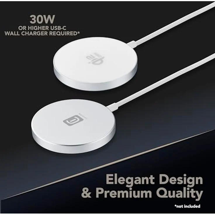 Cellularline MAG PAD Magnetisches Wireless-Ladegerät 25W mit Qi2-Technologie, kompatibel mit Wireless-Smartphones, Weiß – Bild 5