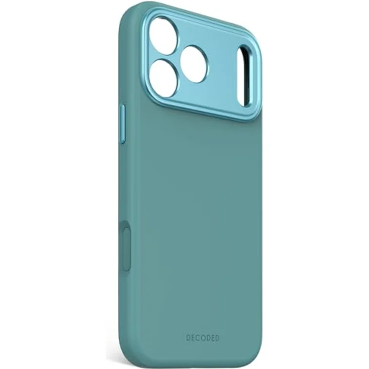 Decoded Silikonhülle für iPhone 17 Pro Max, Soft-Touch mit Antibakterieller Beschichtung, MagSafe Kompatibel, Fallschutz, Kratzfest, Hell Blau – Bild 2