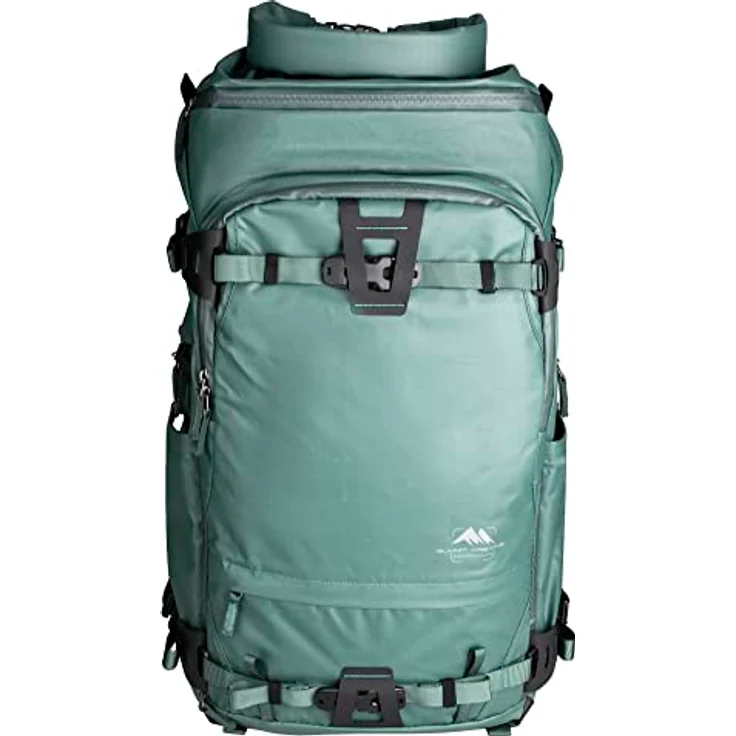 Summit Creative Tenzing Rolltop Backpack 40l, robuster wasserabweisender Kamera-Rucksack mit Rolltop und Laptopfach bis 16", grün – Bild 1