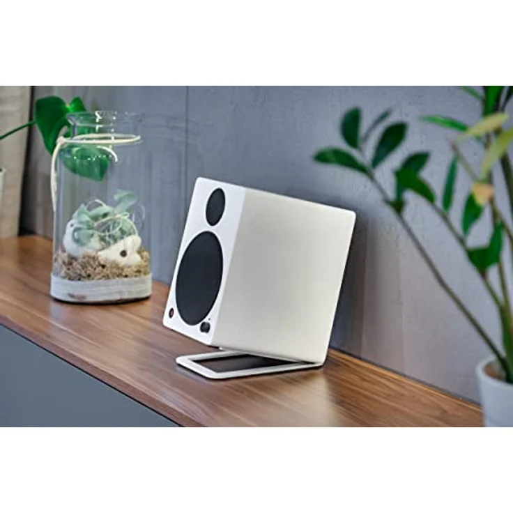 Wavemaster P1 Lautsprecher Ständer-Set, geneigt für optimales Klangerlebnis, aus pulverbeschichtetem Stahl, schwarz – Bild 4