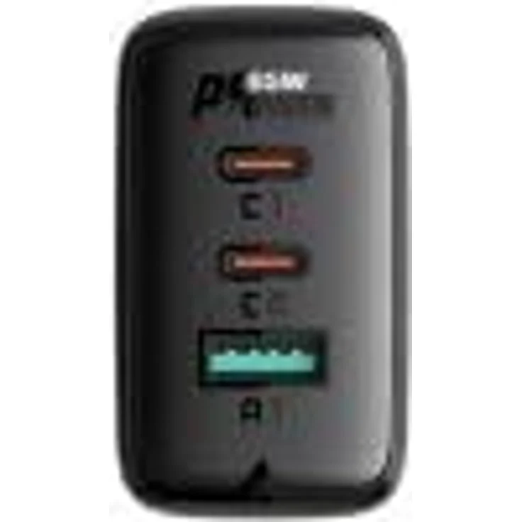 ACEFAST Wall Charger A13 PD 65 W, 2 x USB-C + USB (schwarz) – Bild 3