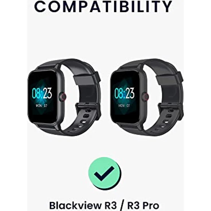 kwmobile USB Kabel Charger für Blackview R30 Pro / R8 / R3 / R3 Pro / X2 / X1 / Letsfit / Fitpolo, 100 cm lang, schnelles Ladekabel in Schwarz – Bild 6