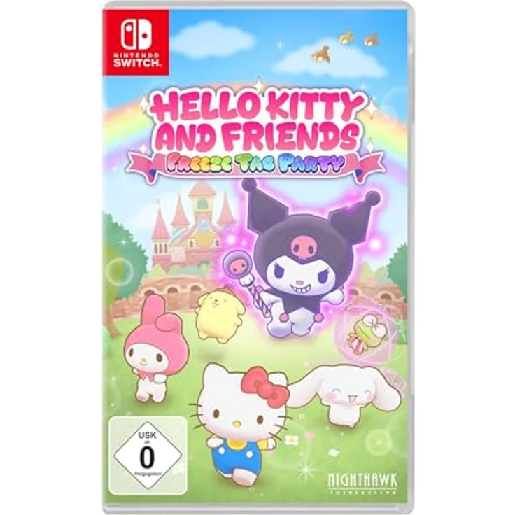 NIGHTHAWK GAMES Hello Kitty and Friends: Freeze Tag Party - Nintendo Switch, Actionspiel mit 35 Sanrio-Charakteren, lokalem und online Koop, über 70 Missionen – Bild 1