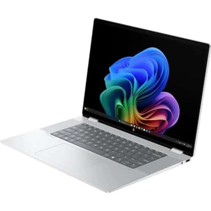 HP OmniBook X FlipNGAI 16-as0455ng, 16" Notebook mit Intel Core Ultra 5, 16 GB RAM, 512 GB SSD, Silber, KI-gestützte Leistung – Bild 4